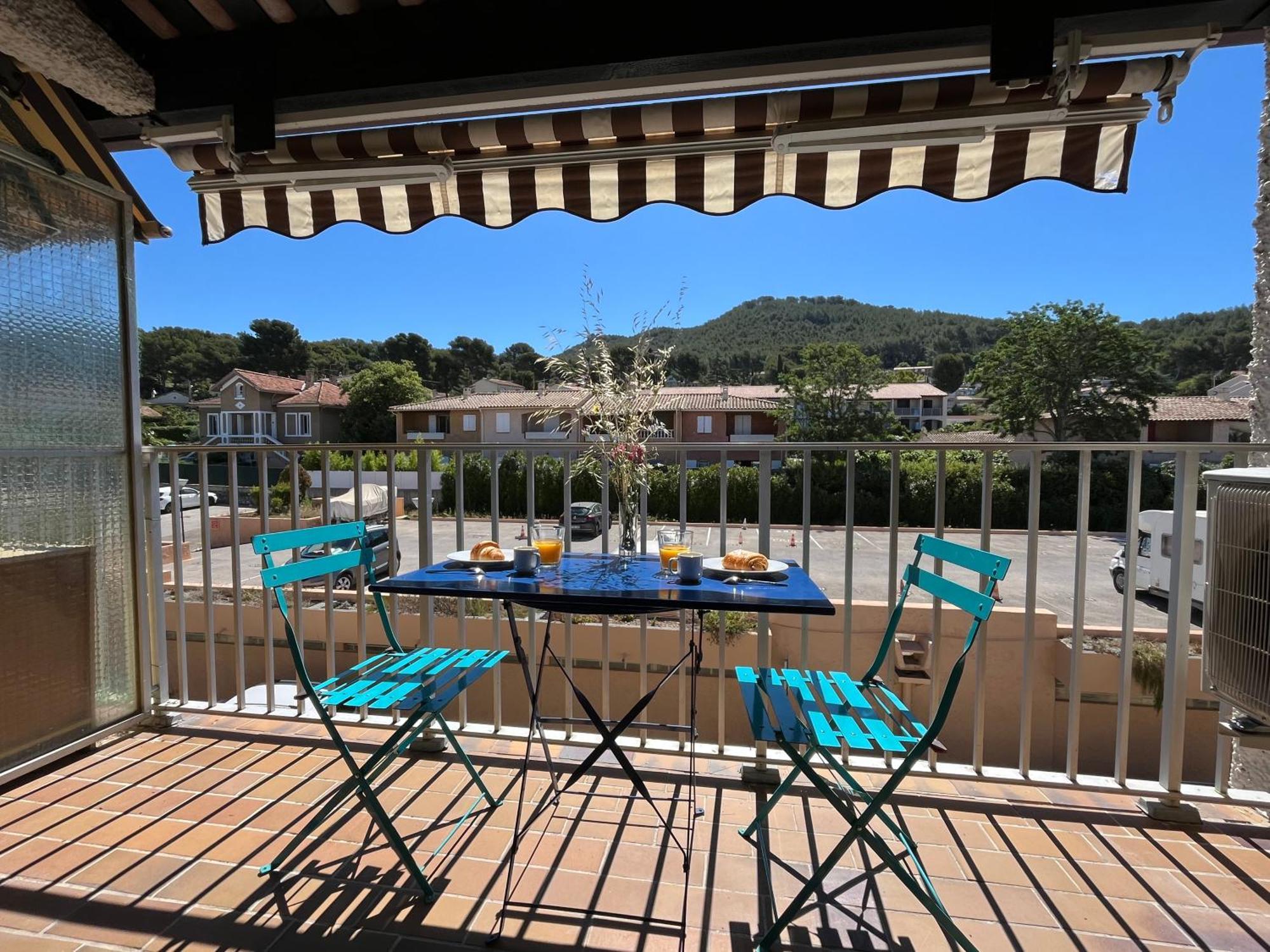 Studio Cosy En Bord De Mer Saint-Cyr-sur-Mer Exteriör bild
