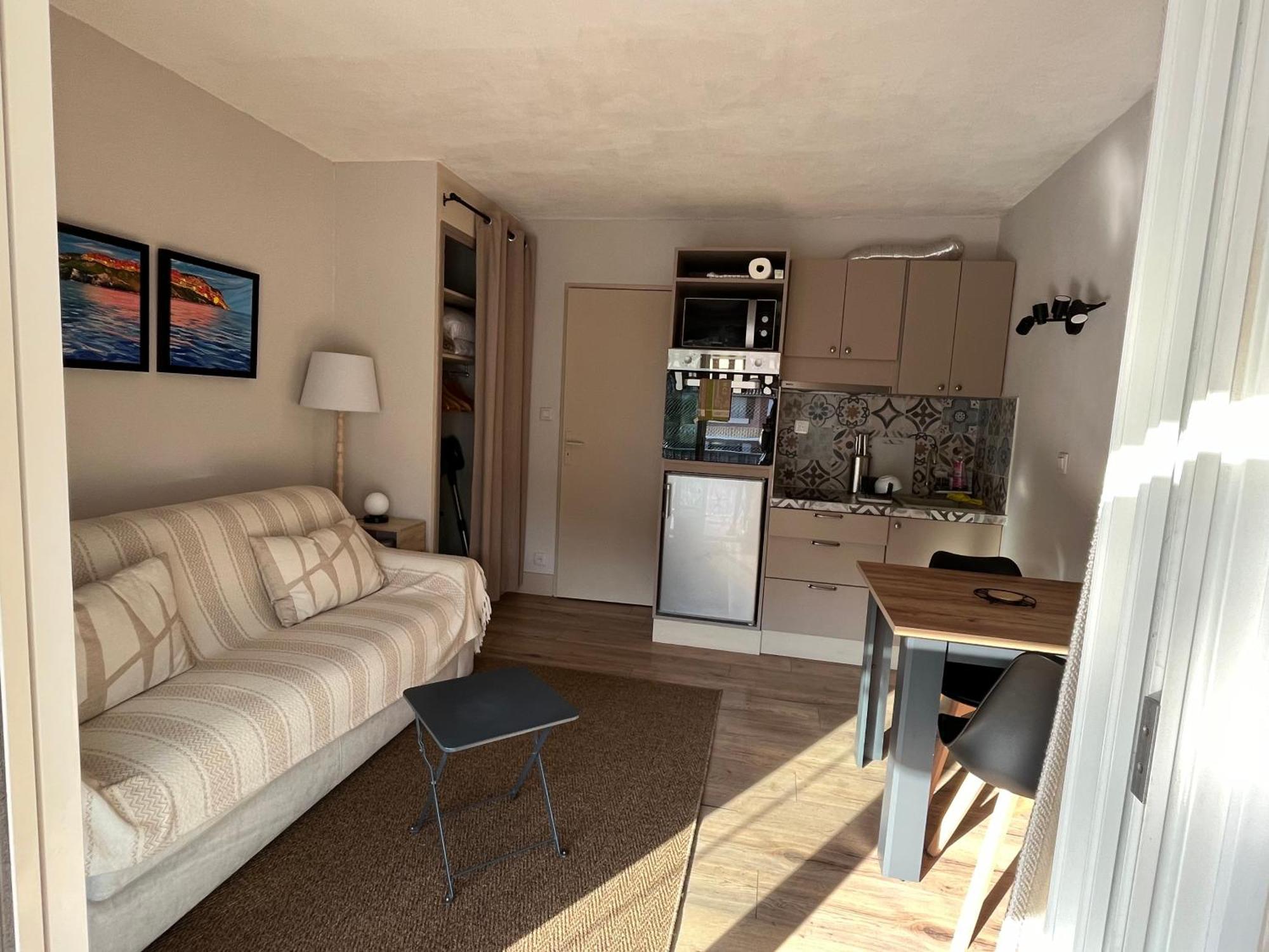 Studio Cosy En Bord De Mer Saint-Cyr-sur-Mer Exteriör bild